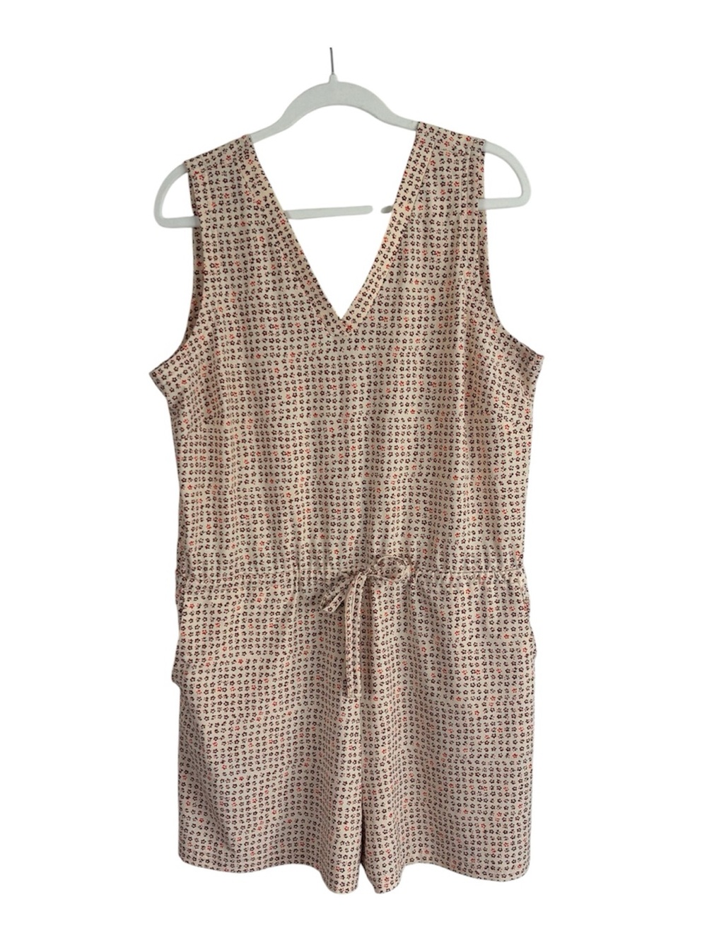 Toad & Co Sunkissed Liv Romper Women’s XL Outdoor Hiking Sleeveless Barley Print